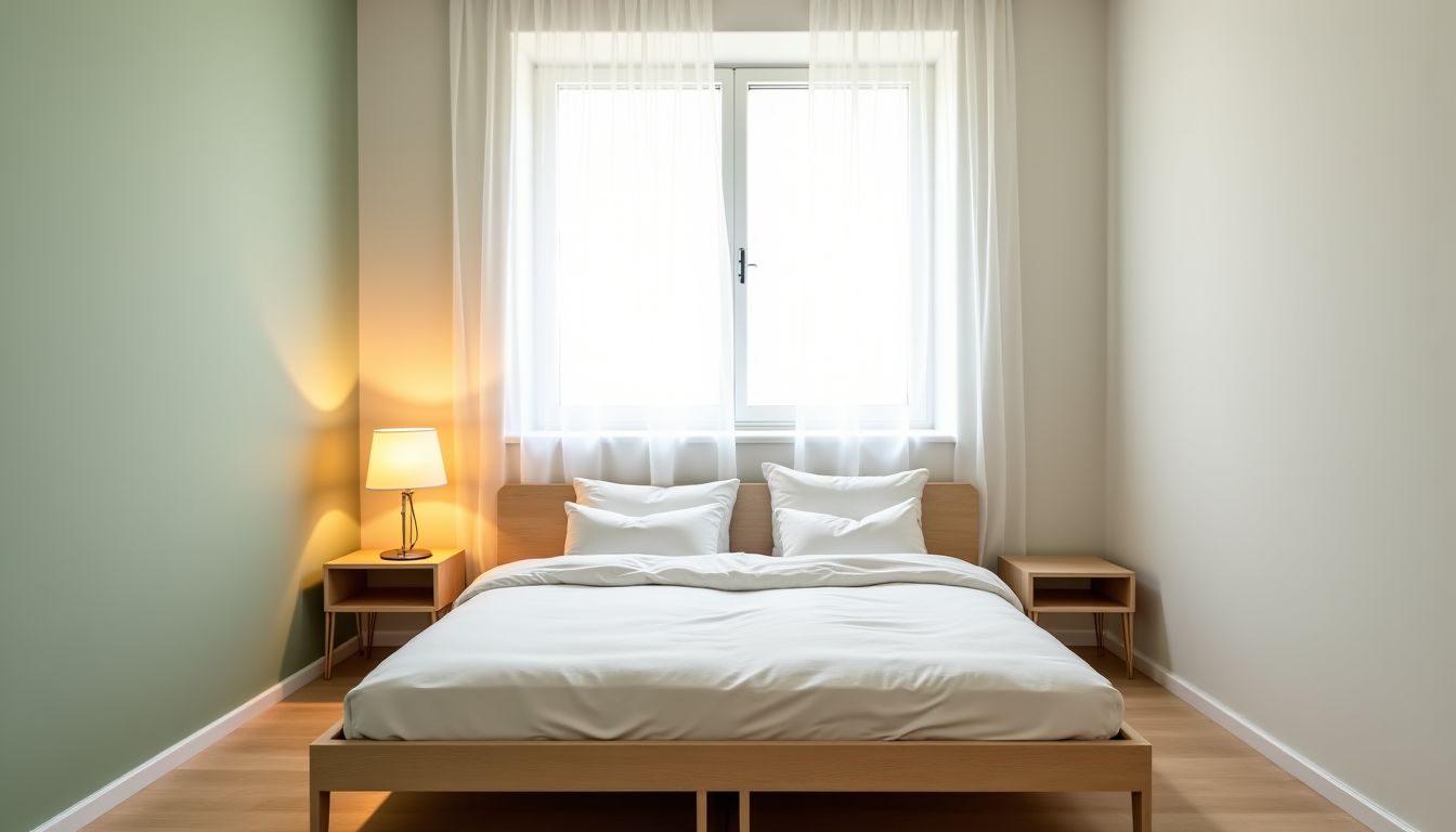 Quelle couleur choisir pour une chambre peu lumineuse