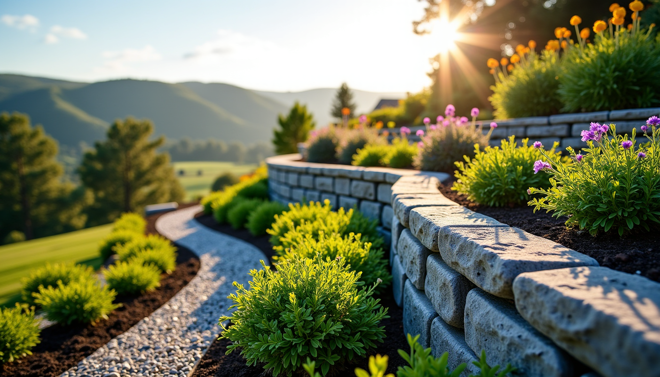 Jardin en pente : quelles solutions pour éviter l’érosion