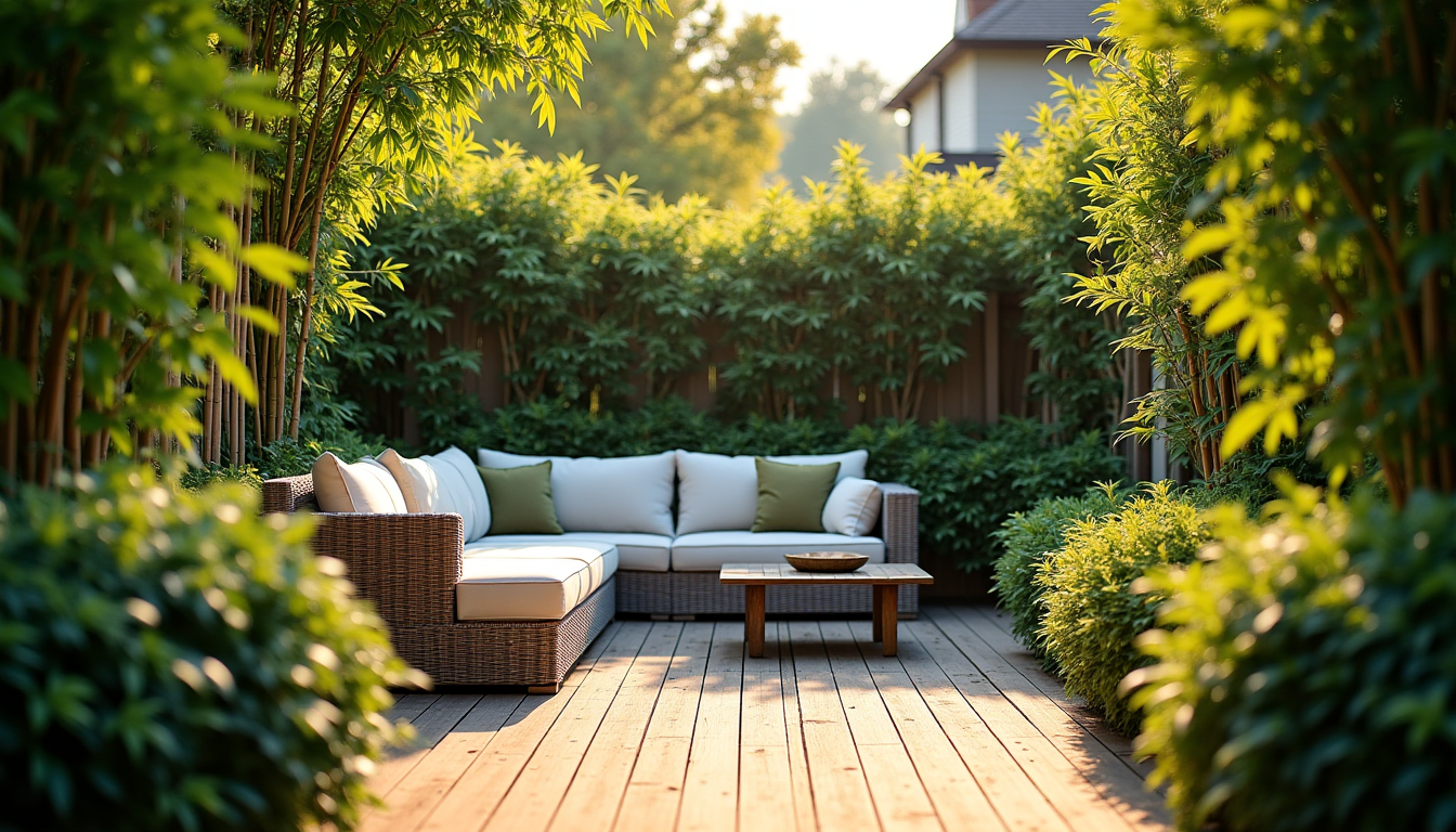 Que planter autour d’une terrasse pour préserver son intimité